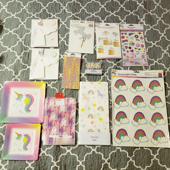 Unicorn Birthday Party Supply 🦄 NWT